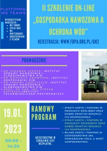 Drugie szkolenie on-line 