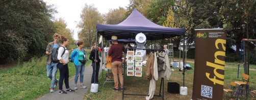 Koszenie łąki w Parku Szczęśliwickim
