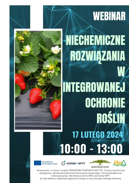 Webinar „Niechemiczne rozwiązania w integrowanej ochronie roślin”