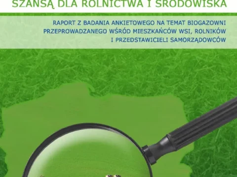 Biogazownie szansą dla rolnictwa i środowiska