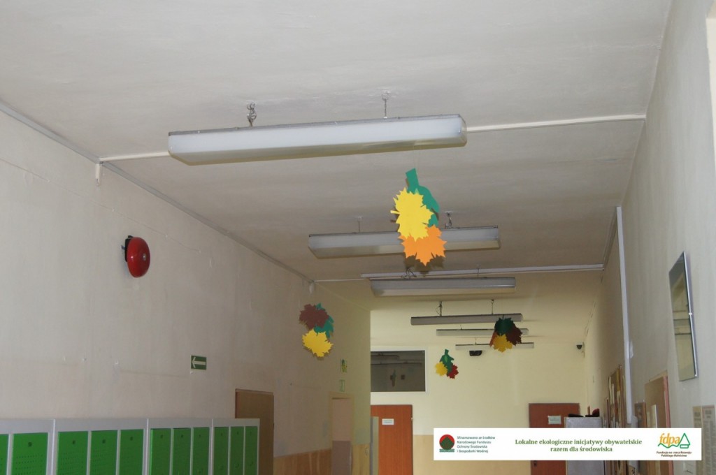 Oświetlenie przed wymianą Oświetlenie przed wymianą