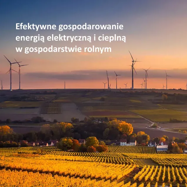 Efektywne gospodarowanie energią elektryczną i cieplną w gospodarstwie rolnym