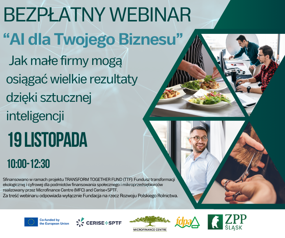 Plakat webinaru